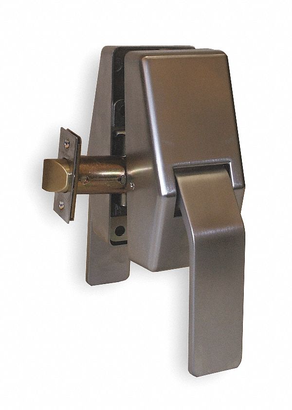 Push/Pull Latch, Chrome, Backset 2 3/4 In