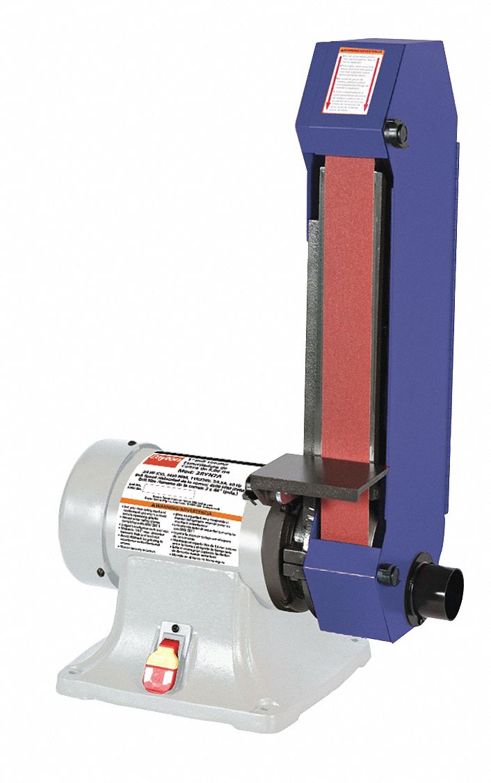 Belt Grinder, 3/4 HP, 120/240V, 7/3.5A, 4x36
