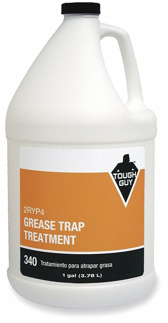 Grease Trap Treatment, Size 1 gal., Clean