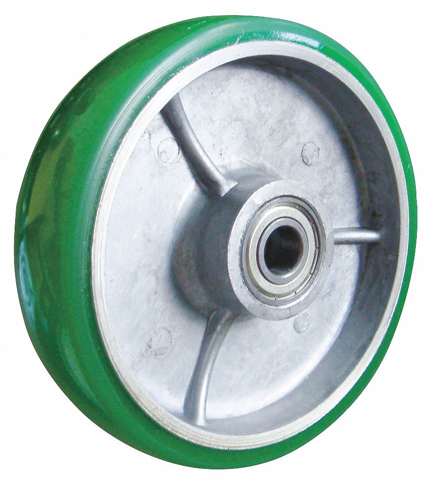 Caster Wheel, 6 D x 2 In. W, 1230 lb.