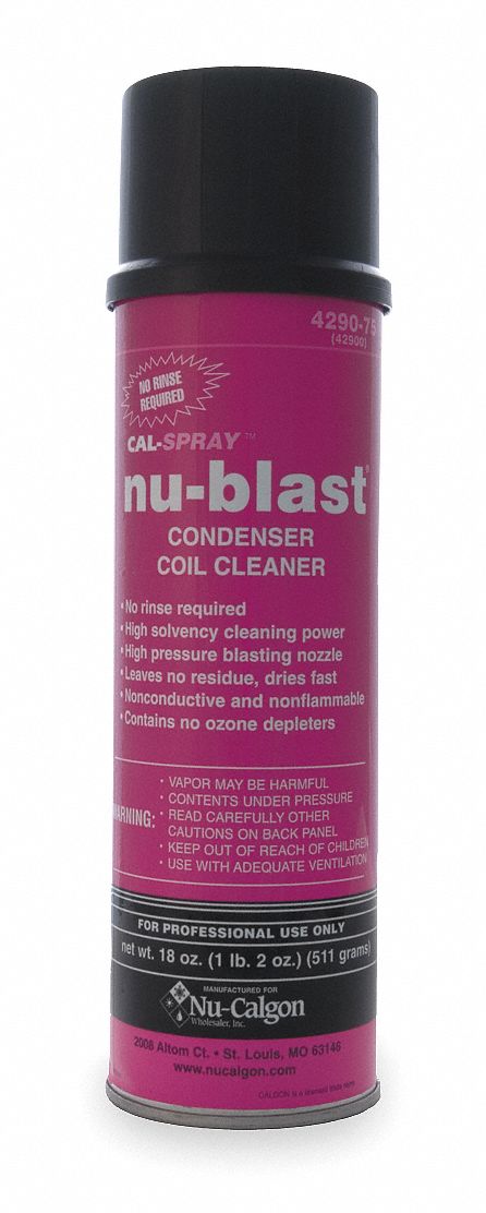 Condenser Coil Cleaner, No-Rinse, 18 Oz