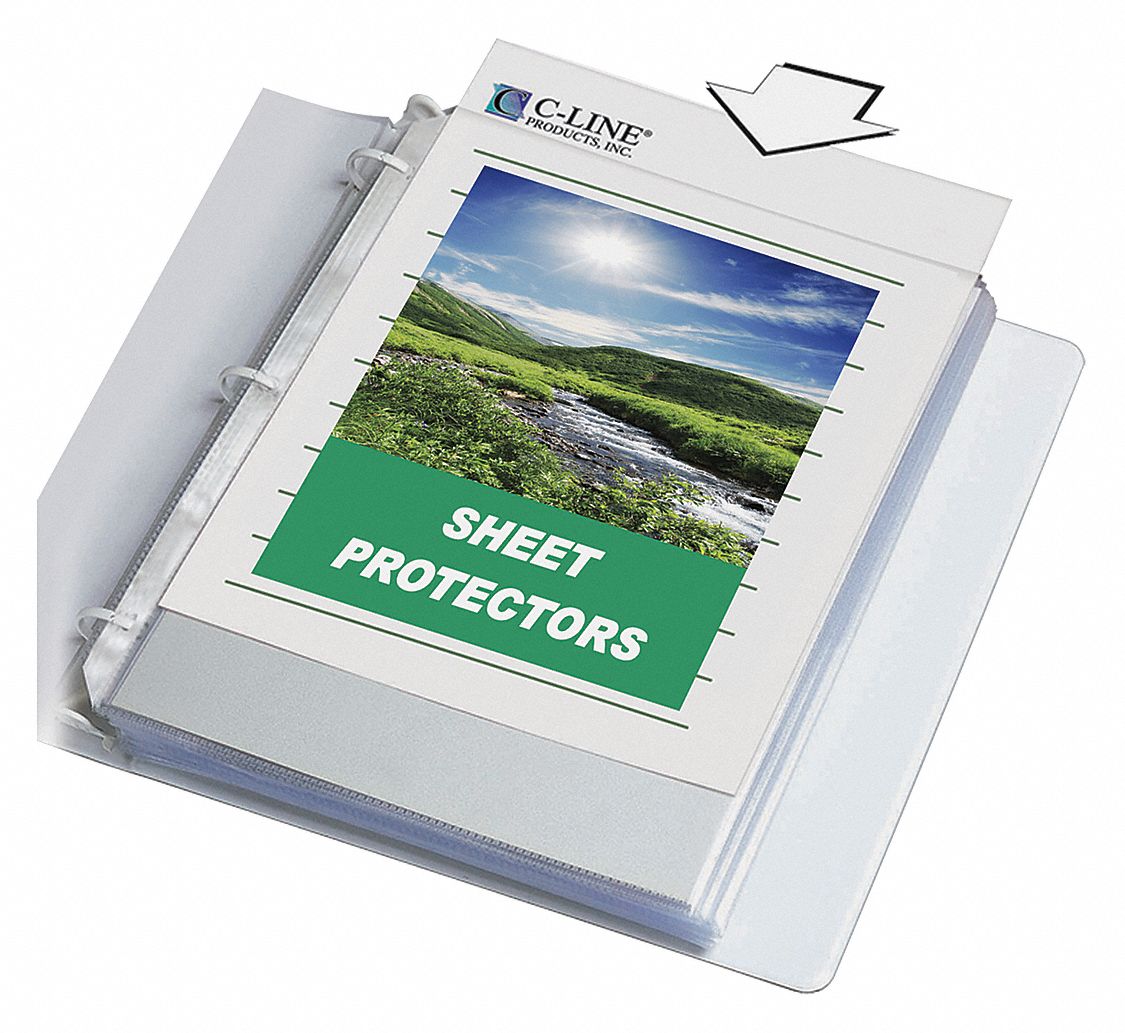 Sheet Protector, Biodegradable, PK50