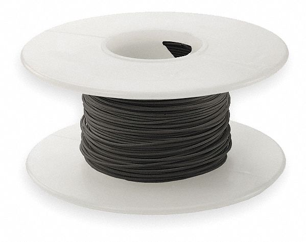 Wire Wrap Wire, KSW, 24AWG, Black, 100 Ft