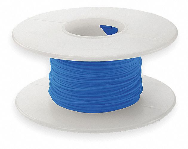 Wire Wrap Wire, Kynar, 30AWG, Blue, 50 Ft