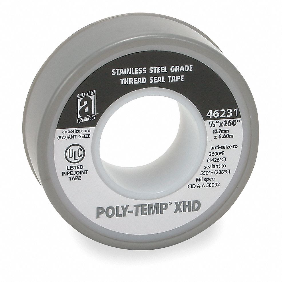 Sealant Tape, SS, 1/2 x 260 In