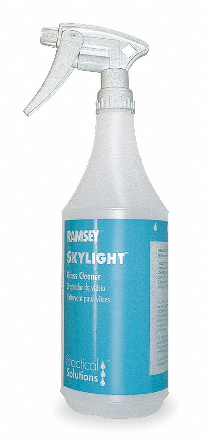 Prprntd Trgr Spry Btl, 32 oz, Wht/Clr, PK12