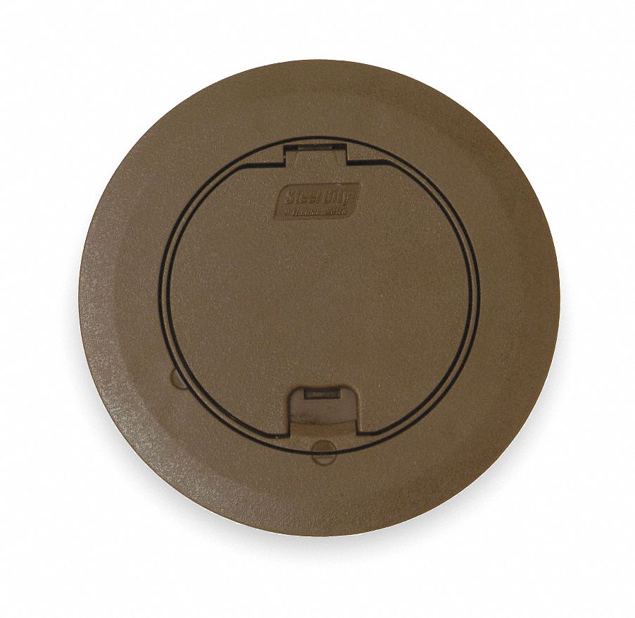 Floor Box Cover And Carpet Plate, Brown