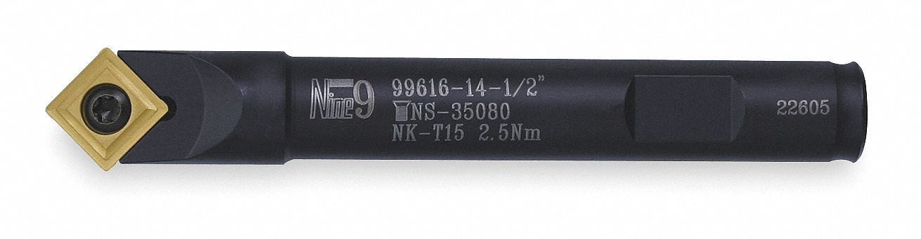 Indexable NC Spot Drill, 90 Deg, 1/2 Dia
