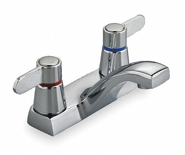 Lavatory Faucet, 2 Lever, 1.5 GPM, Chrome