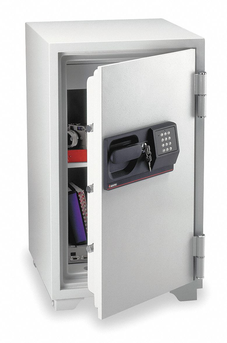 Fire Safe Commercial Safe, Gray, 1 Shelf
