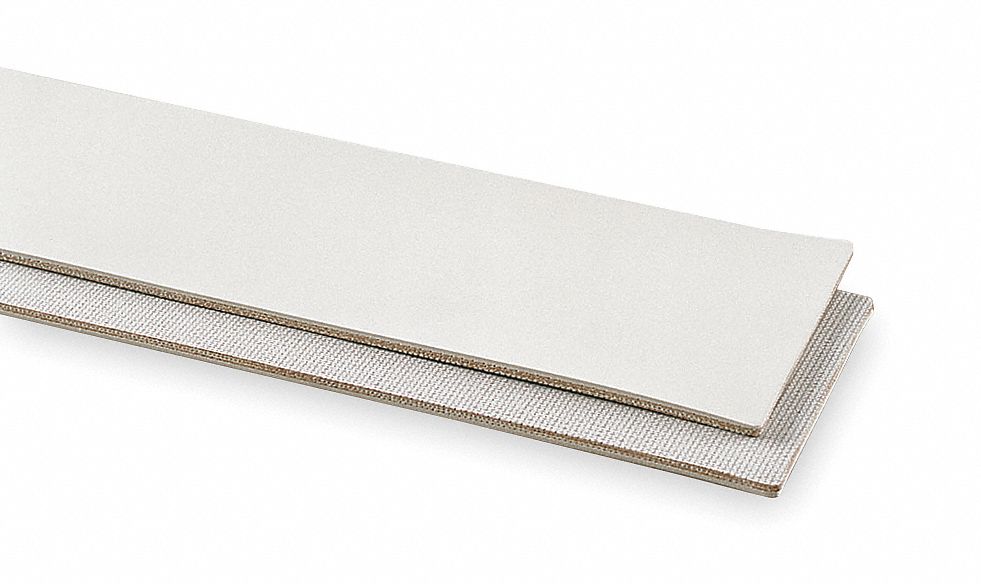 Conveyor Belt, 3Ply PNT 150, White, W 6 In