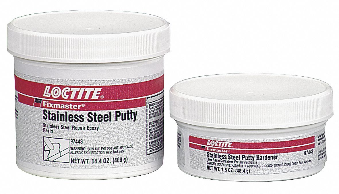Putty, SS, 2 Part, Gray, 1 Lb, Kit