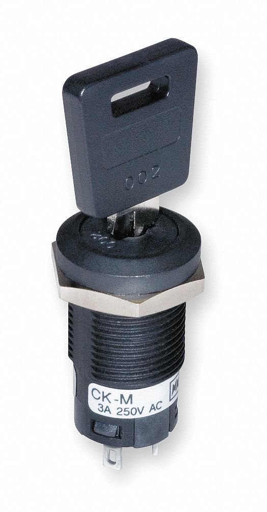 Key Switch, On/On, SPDT