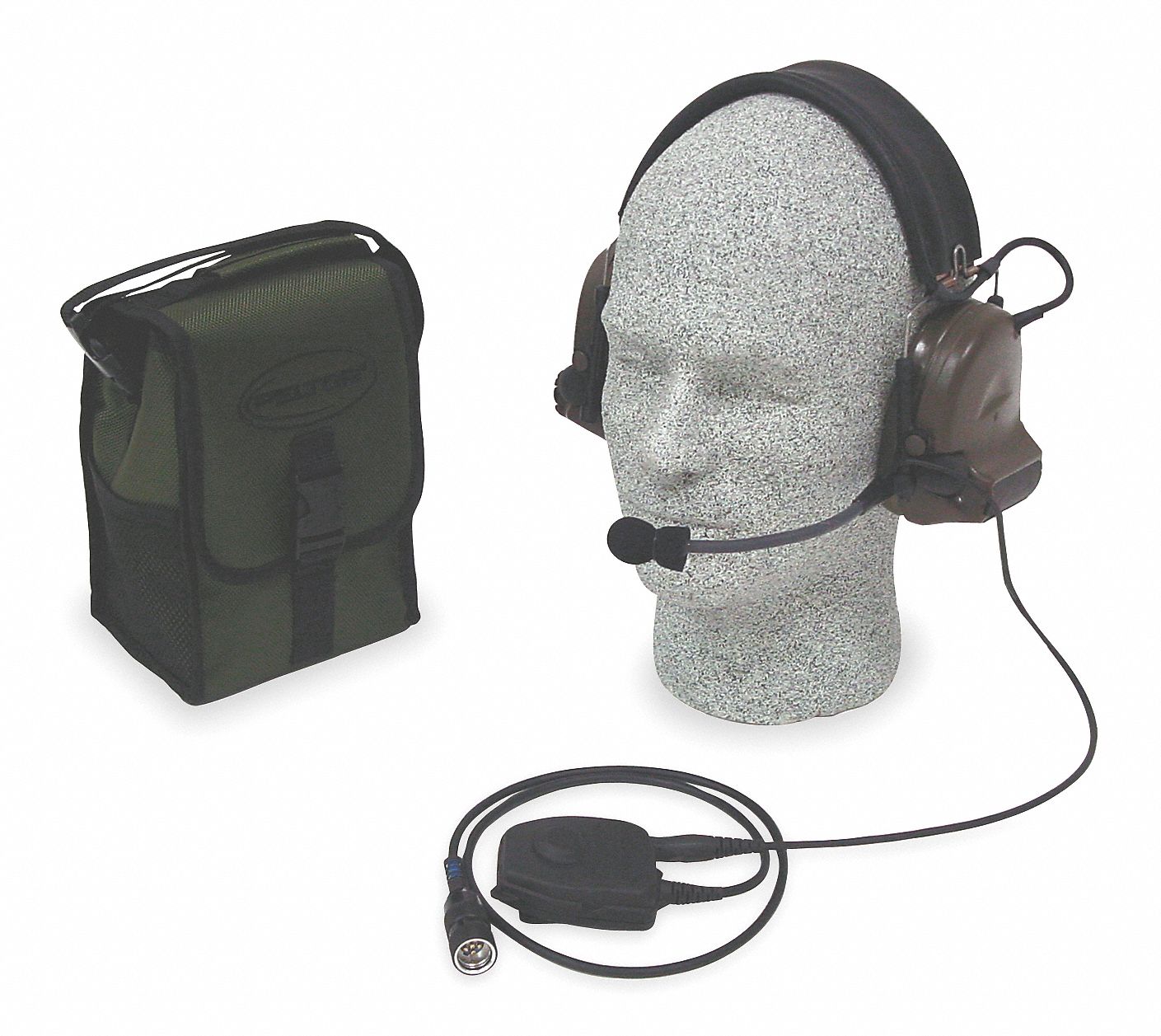 Electronic Ear Muff, 21dB, Grn, (1) AA