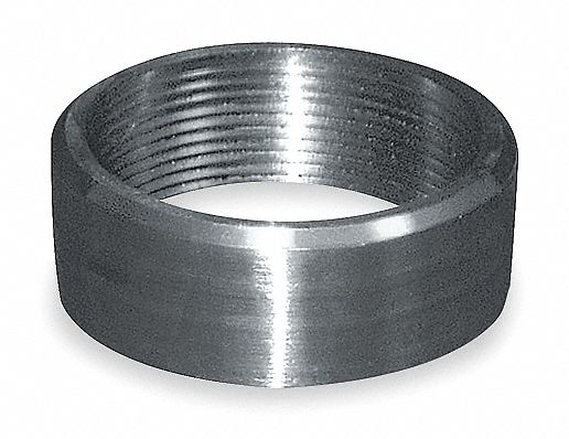 Half Coupling, 1 1/4 In, Threaded, 316 SS