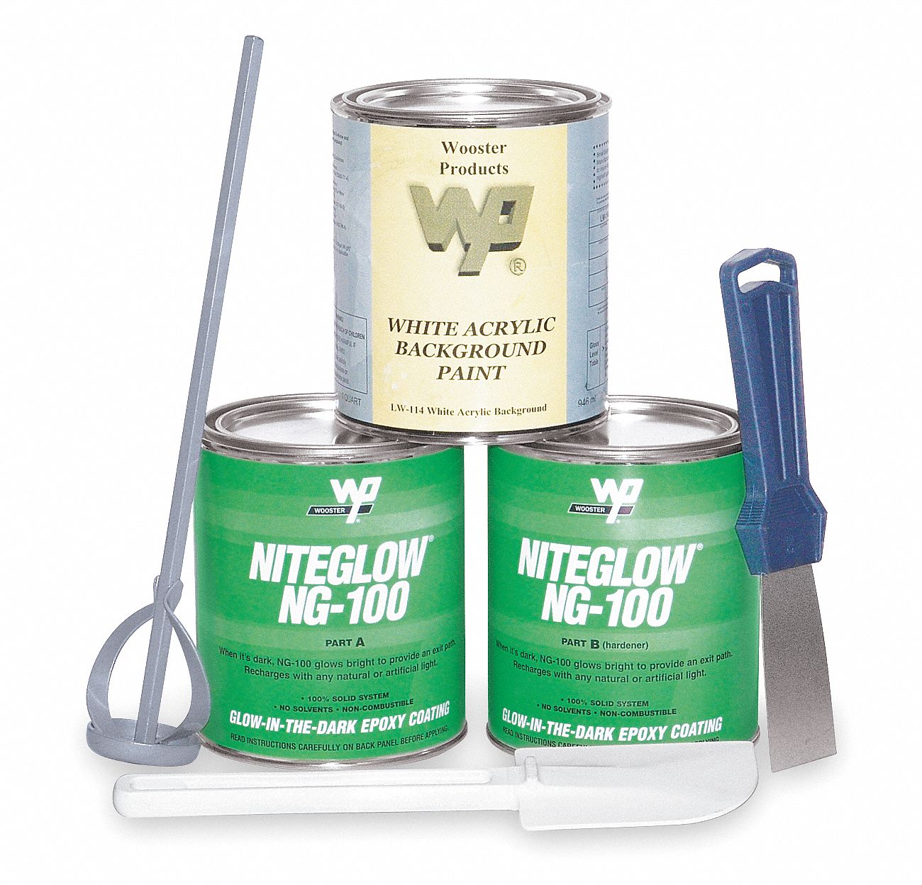 Photoluminescent Kit, 0.25 gal, Green