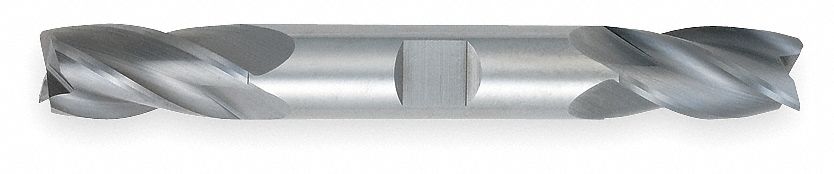 End Mill, Carbide, 1/8, 4 FL, dbl Sq End, CC
