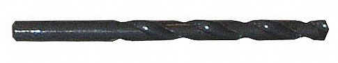 Jobber Dril, Size U, HSS, Blk Oxide, 118 Deg