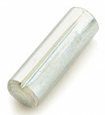Grooved Pin, A, Zinc, 3/4x0.263, Pk 25