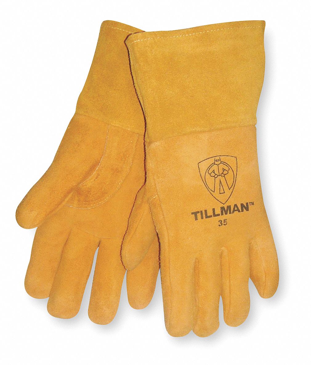 Welding Gloves, MIG, S, 12 In. L, PR