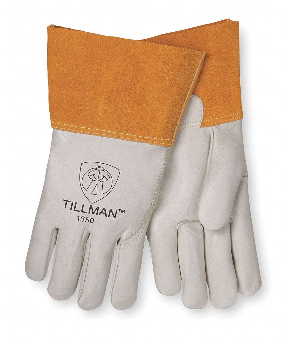 Welding Gloves, MIG, XL, 12 In. L, Wing, PR