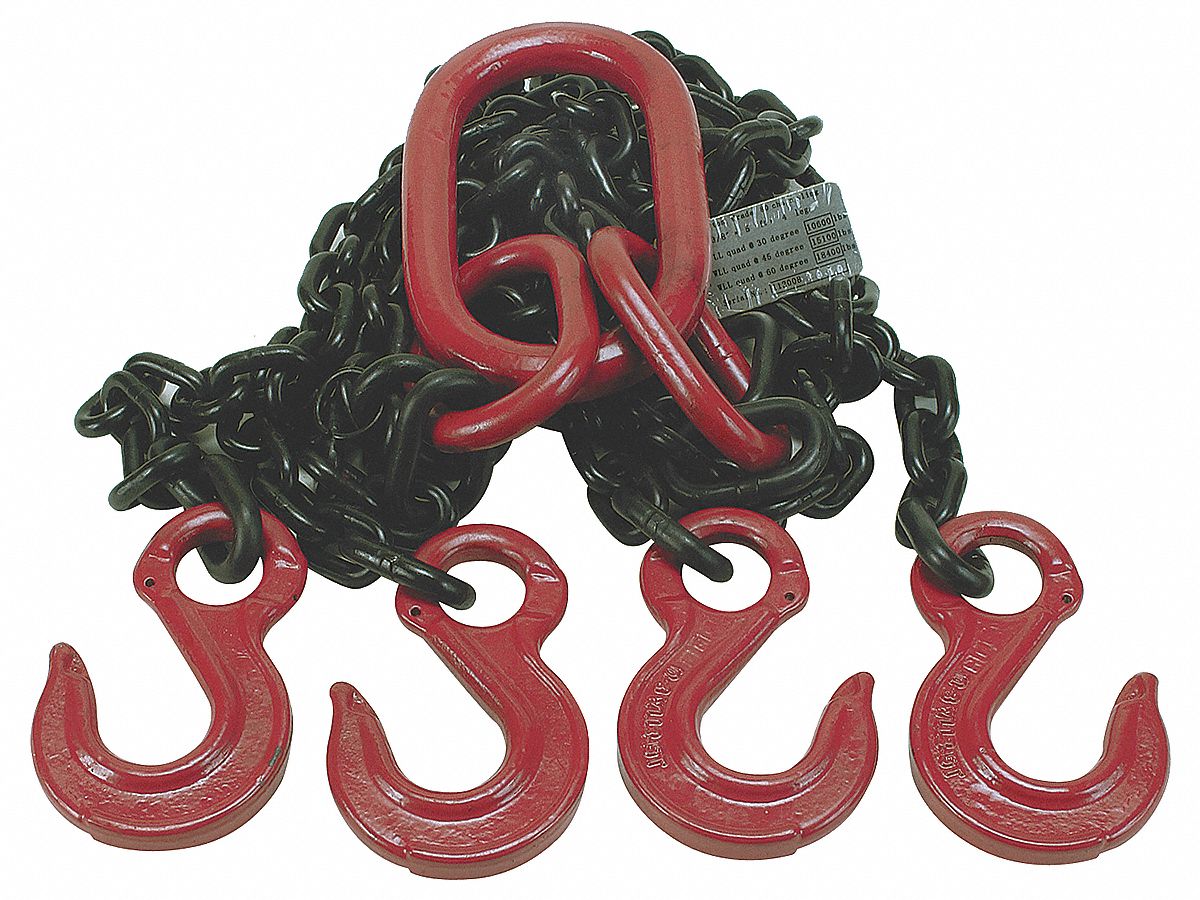 Chain Sling, G80, QOS, Alloy Steel, 5 ft. L