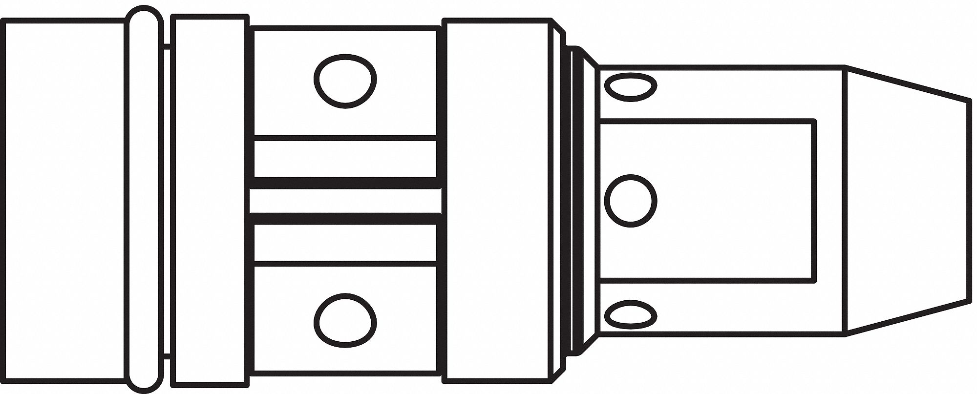 Tip Adapter, For Miller Gun M-10/15, PK 5