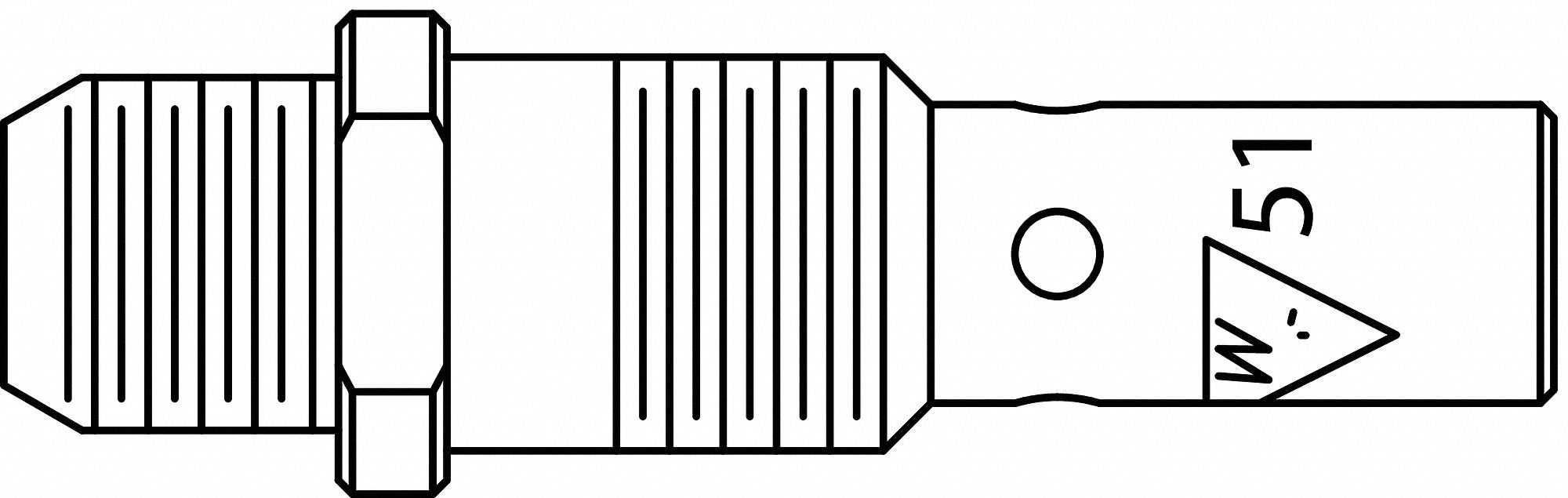 Gas Diffuser, Tweco Guns MS4 and #4, PK 5