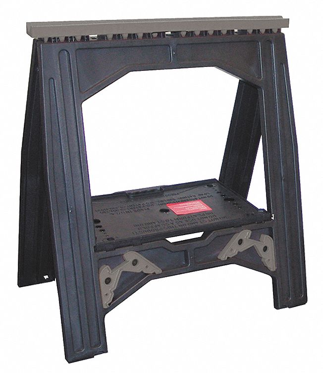 Folding Sawhorse w/Sawbucks, PK 2