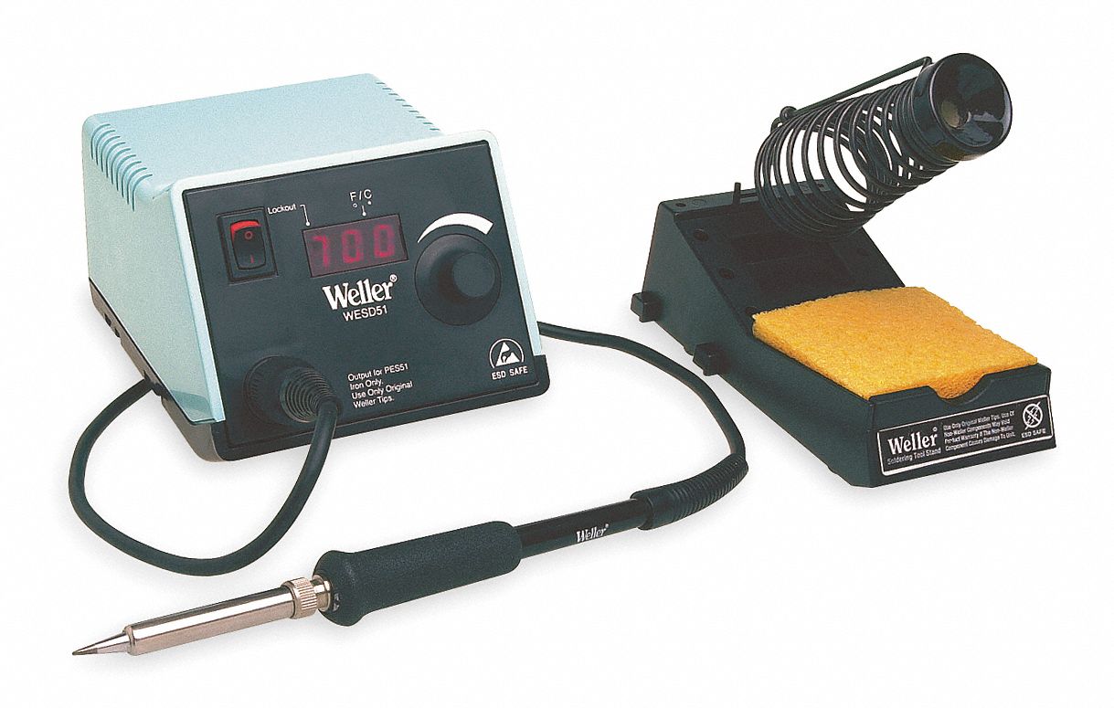 Soldering Station, 50 W, Digital, 350-850 F
