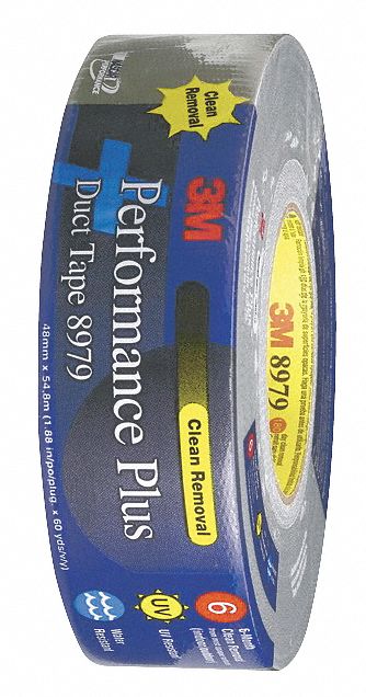 Duct Tape, 2 In x 60 yd, 12.6 mil, Olive