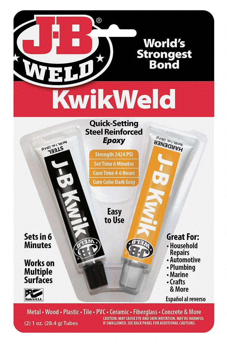 Epoxy Adhesive, Fast Bond, 2 oz, Tube