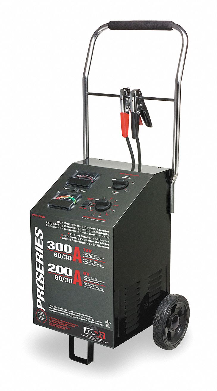 Battery Charger, Wheel, 100Amp Load Tester