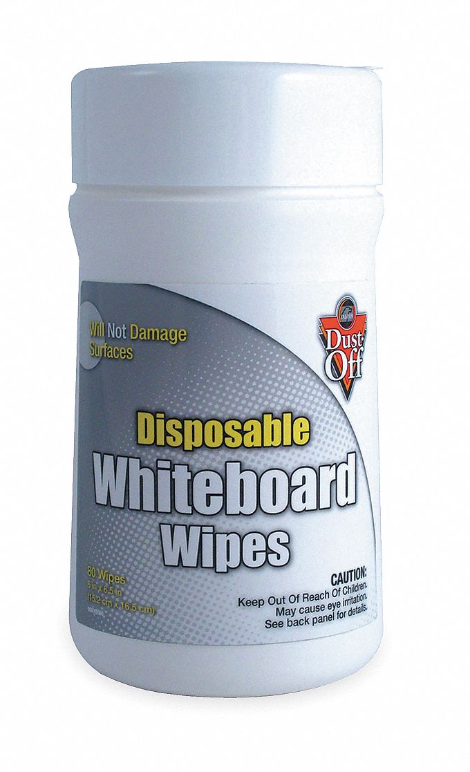 Dry Erase Board Wipes, 6 x 6-1/2In.