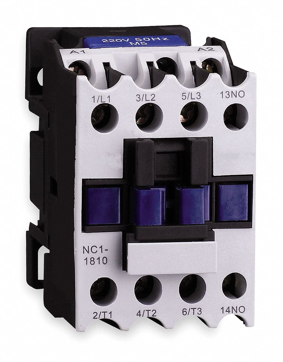 IEC Contactor, 120VAC, 18A, Open, 3P