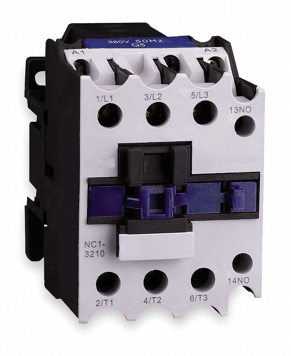 IEC Contactor, 120VAC, 32A, Open, 3P