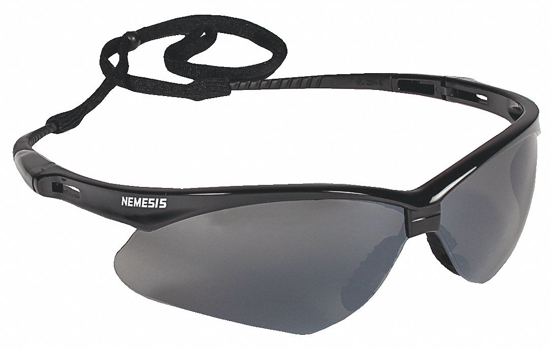 Safety Glasses, Smoke, Scratch-Resistant