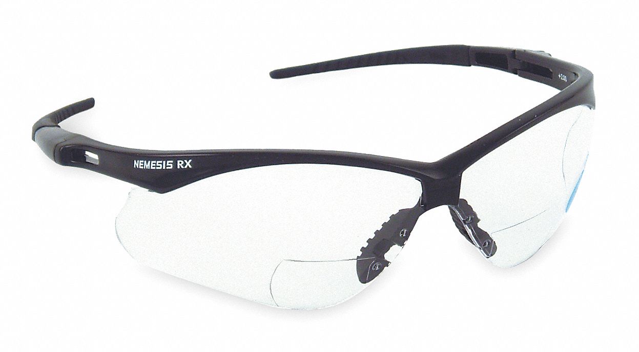 Reading Glasses, +2.0, Clear, Polycarbonate