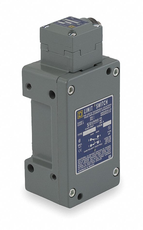 Limit Switch, Side Push Rod Plunger, DPDT