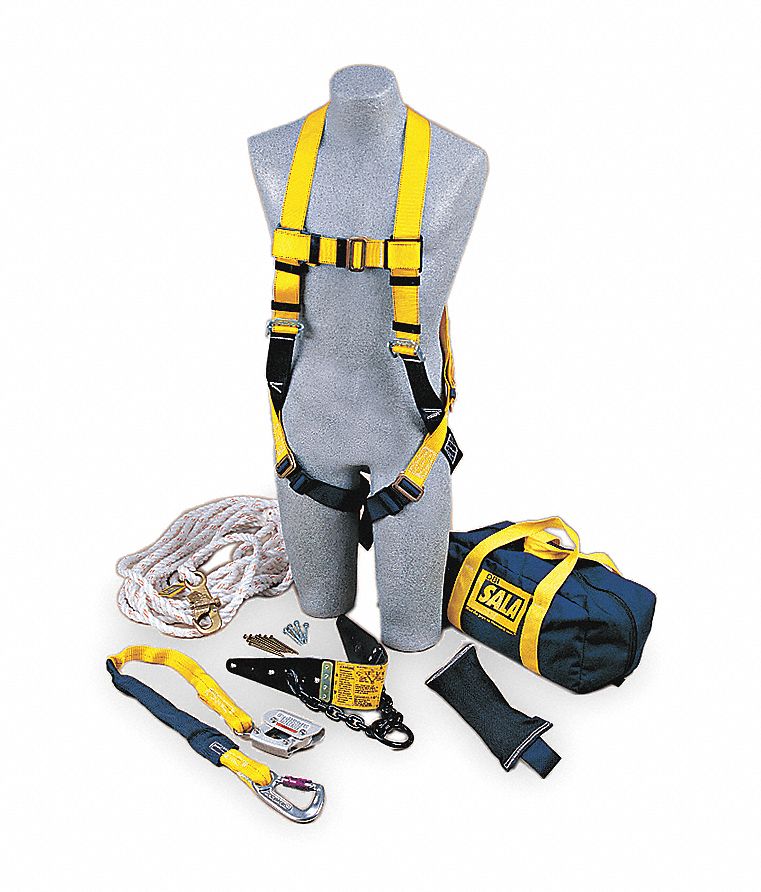 Roof Anchor Kit, Univ., 310 lb., 2 ft. L