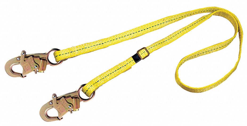 Restraint Lanyard, 6 ft., 310 lb, Polyester