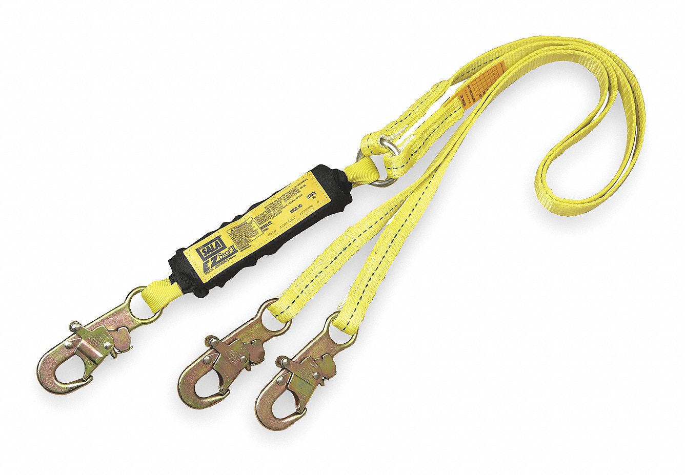 Lanyard, 2 Leg, Polyester, Yellow