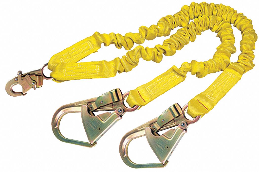 Lanyard, 2 Leg, Polyester, Yellow