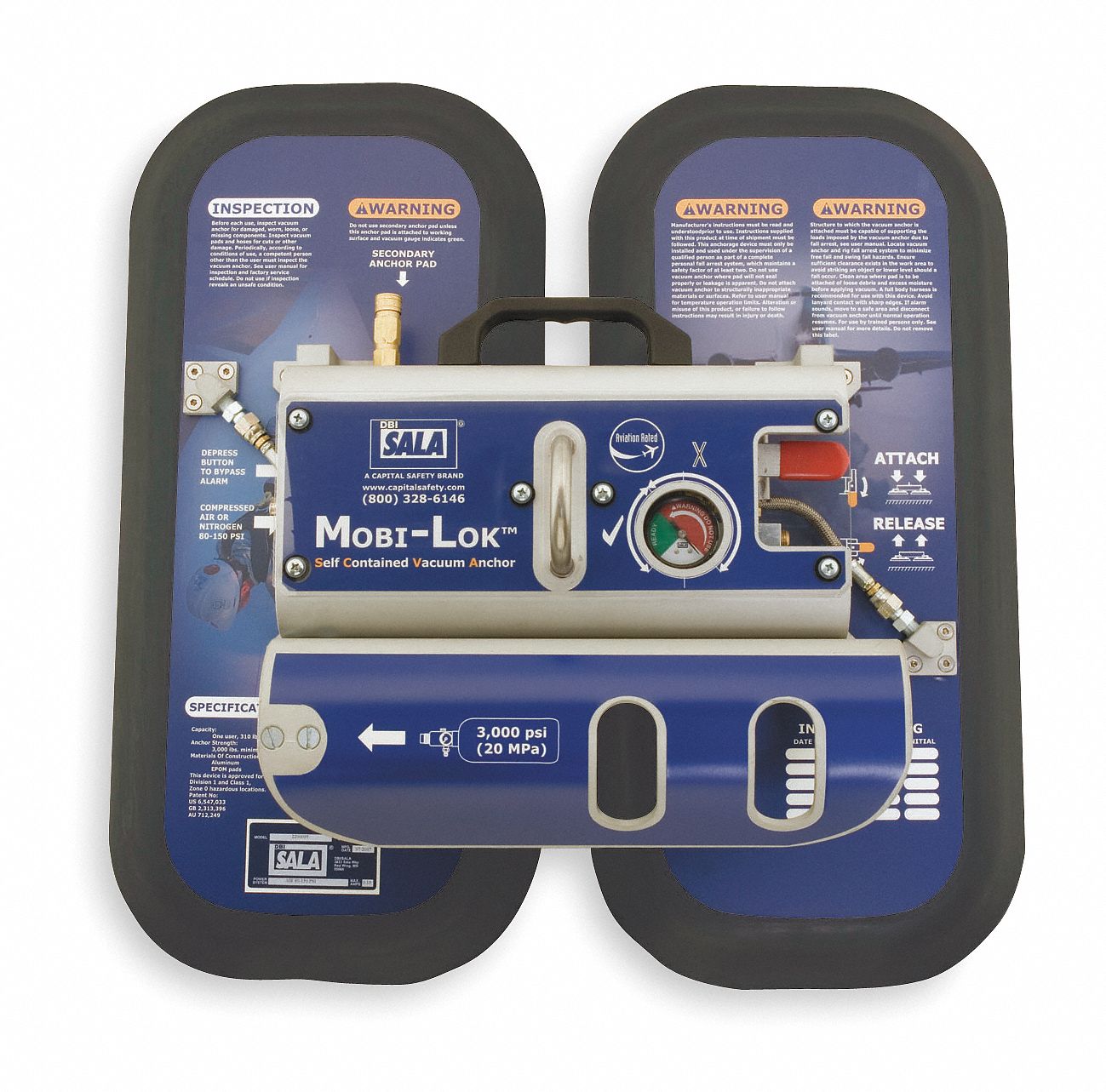 Vacuum Anchor, Self Contained, Aviation