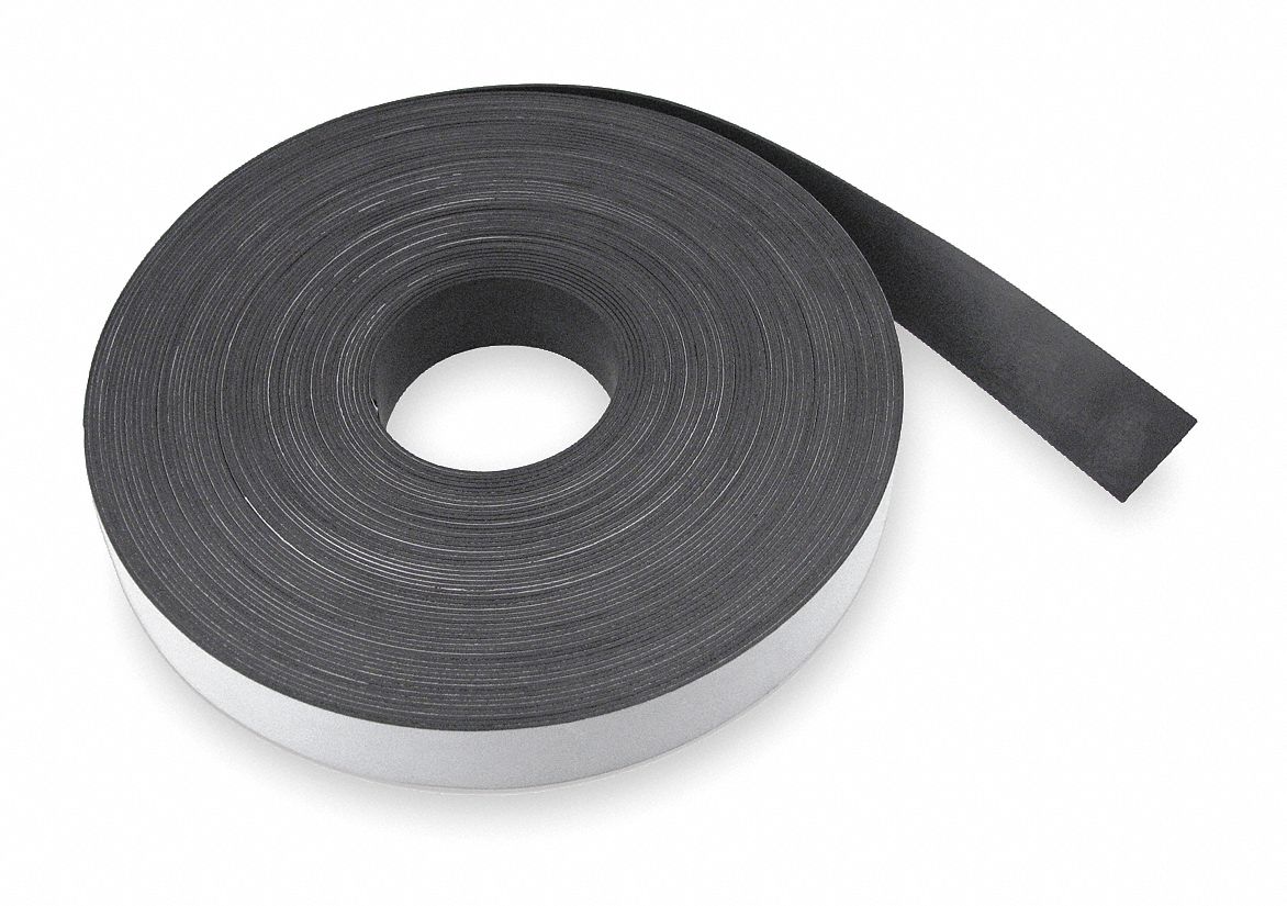 Flexible Magnetic Strip, 200 ft.x4