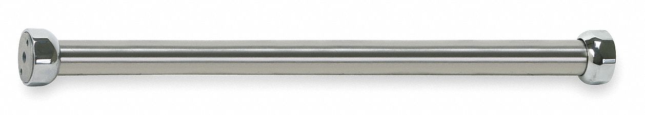 Shower Rod, Chrome, Length 60 In