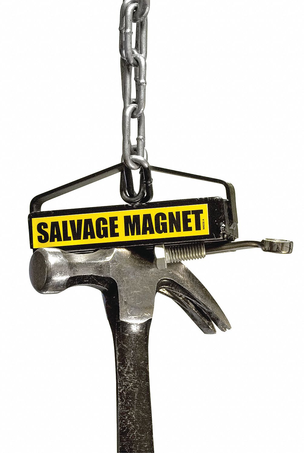 Salvage Magnet, 50 Lb Cap, 6 In Long