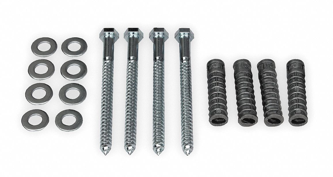 Concrete Mounting Kit, For 4 Holes