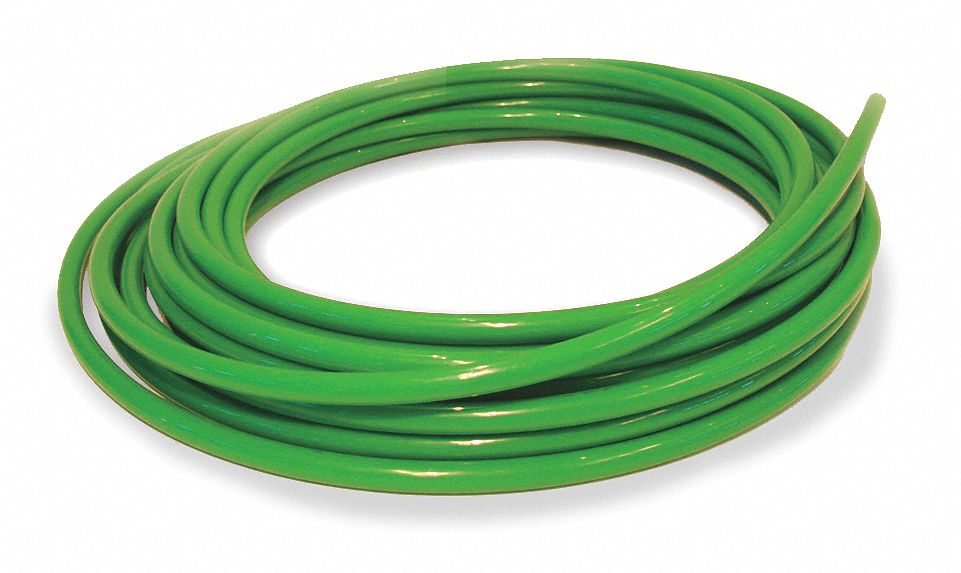 Tubing, 0.275 In ID, 3/8 In OD, 250Ft, Green