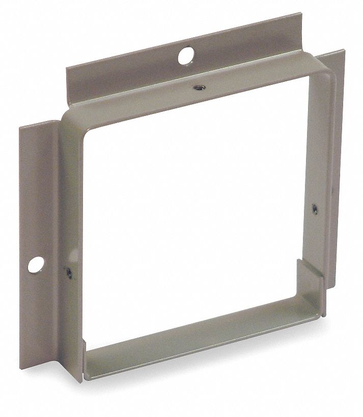 Wireway, Panel Adapter, 4x4 Sq In, Gray